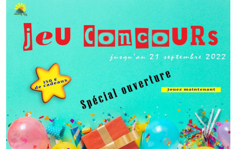 Jeu concours de la rentrée