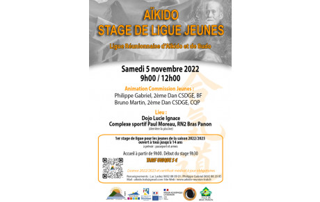 Premier stage de ligue pour les jeunes 